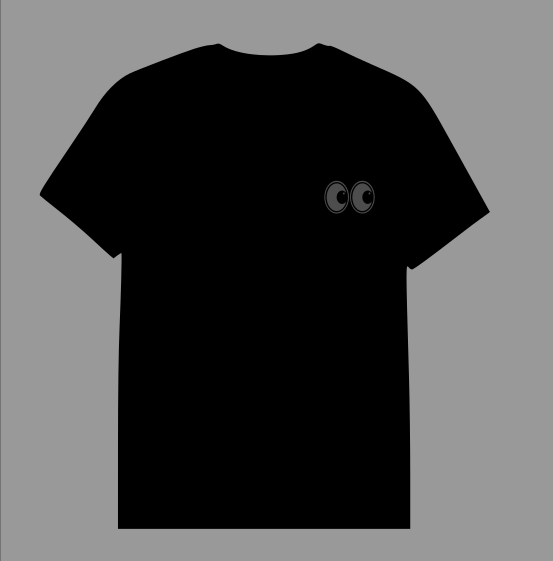 T-shirt Noir Never Look Back